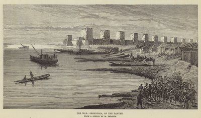 The War, Semendria, on the Danube by Charles Yriarte